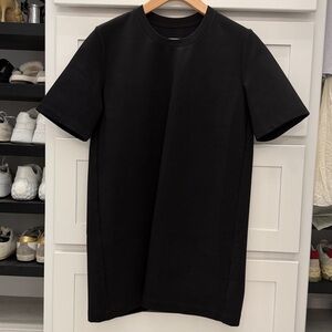 Classic Black Women’s Long T-Shirt Dress